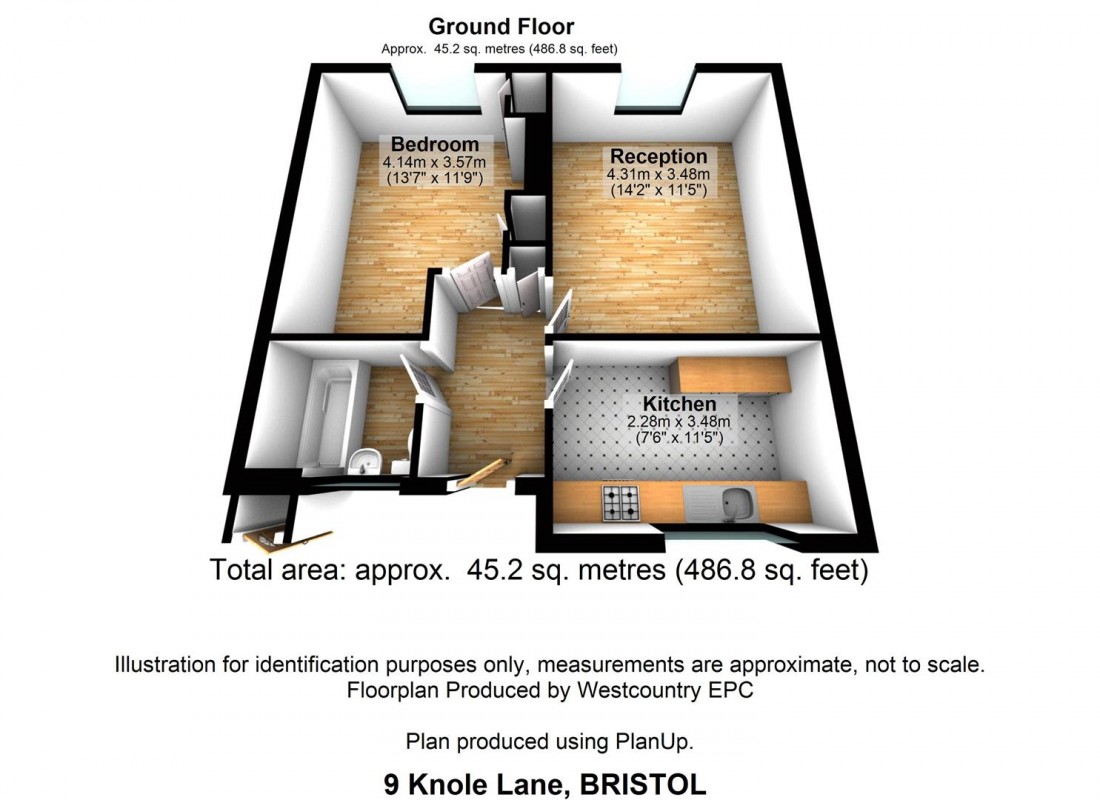 Floorplan for Knole Lane, Brentry, Bristol