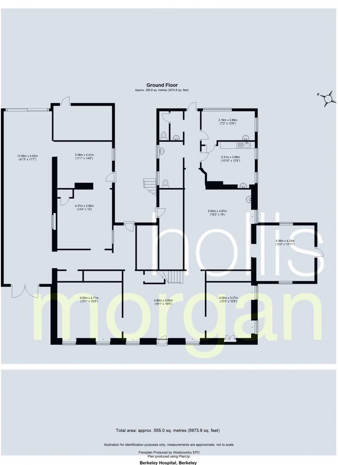 Floorplan for High Street, Berkeley