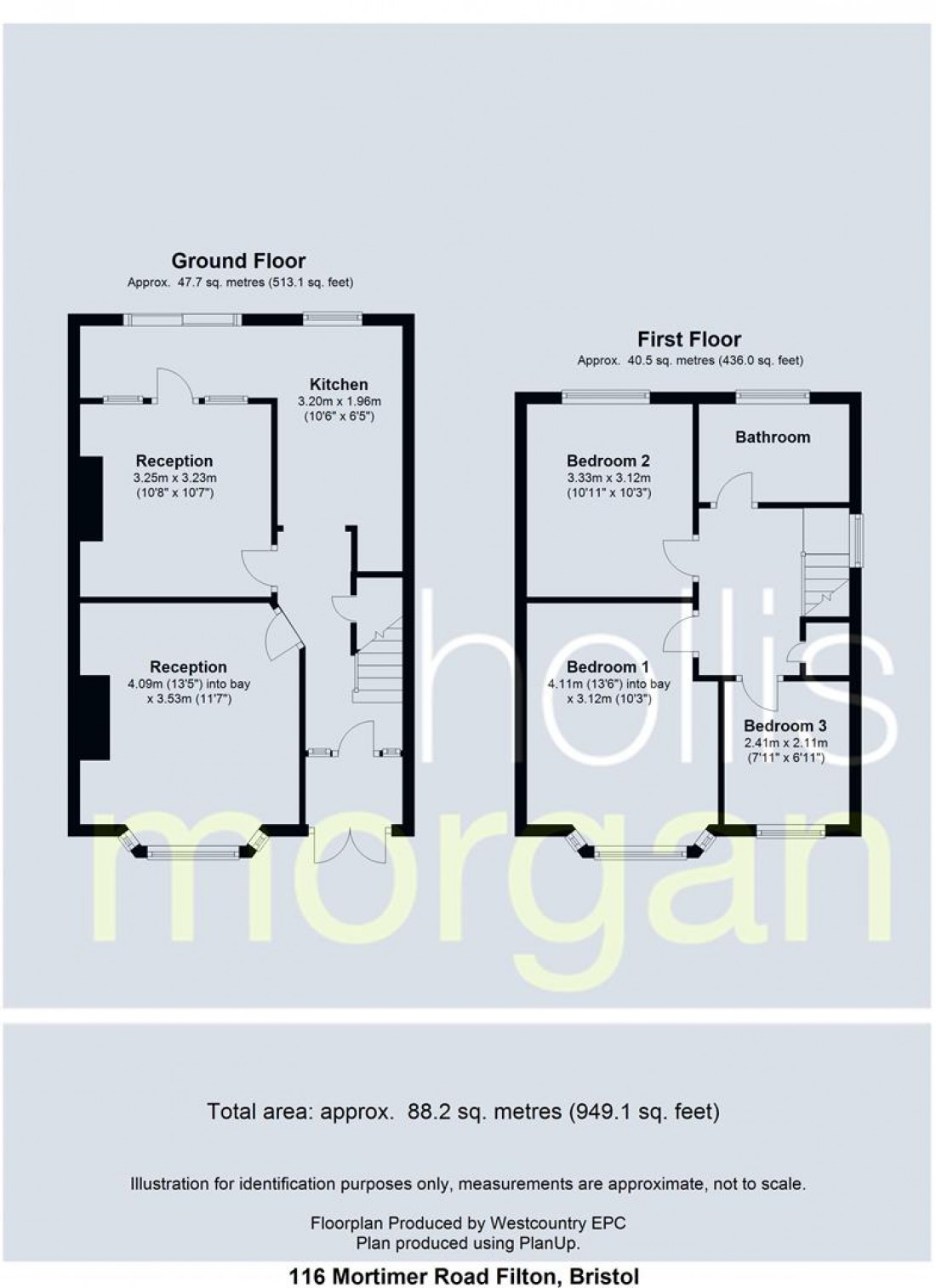 Floorplan for Mortimer Road, Filton, Bristol