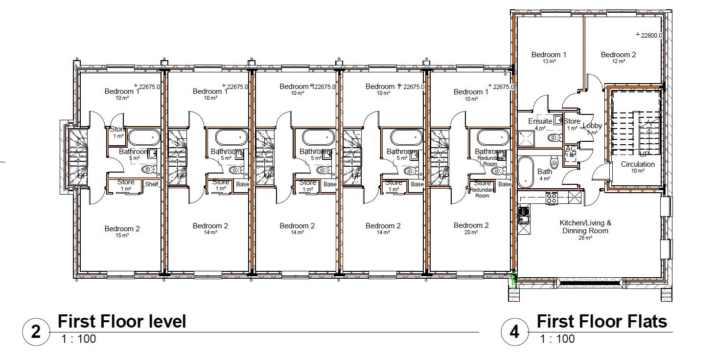 Floorplans For Development Site @ 12 Station Road, Shirehampton