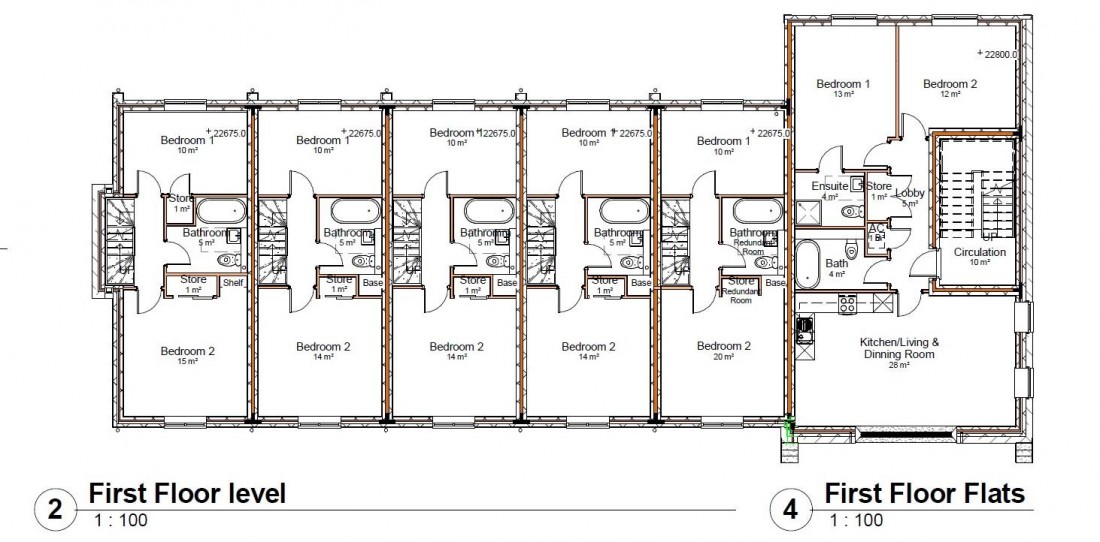 Floorplan for Development Site @ 12 Station Road, Shirehampton