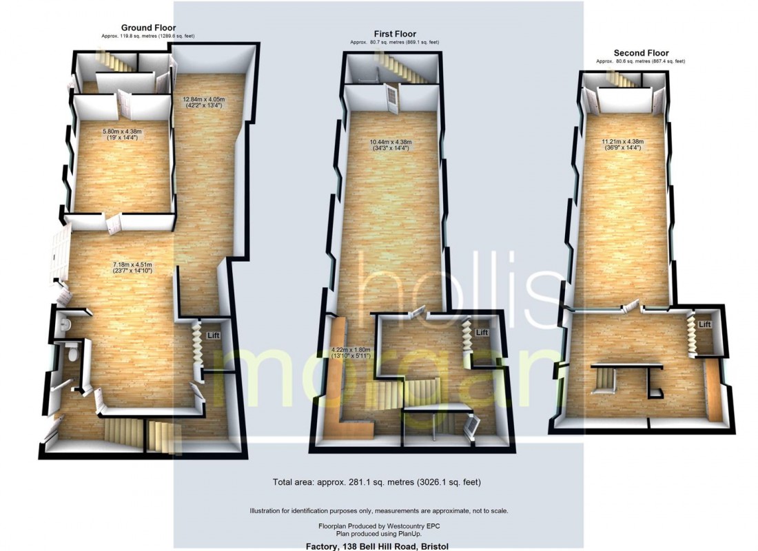 Floorplan for The Old Bakery, Bell Hill Road, St George