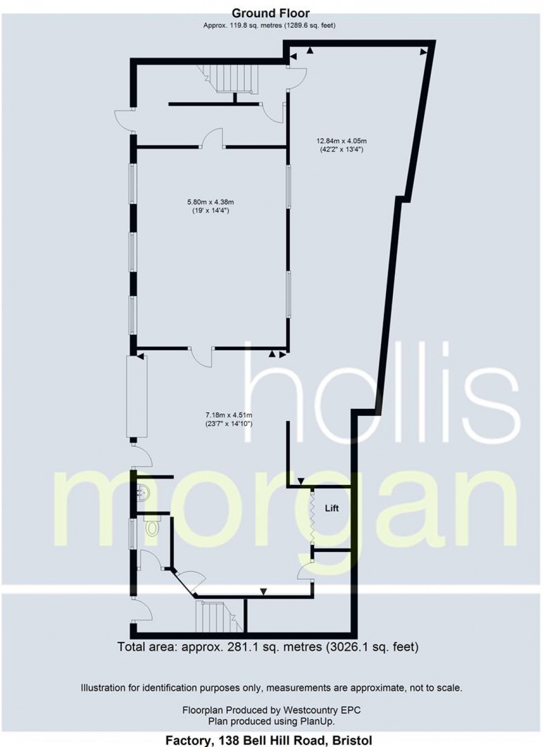 Floorplan for The Old Bakery, Bell Hill Road, St George