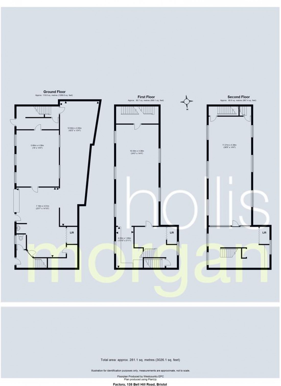 Floorplan for The Old Bakery, Bell Hill Road, St George