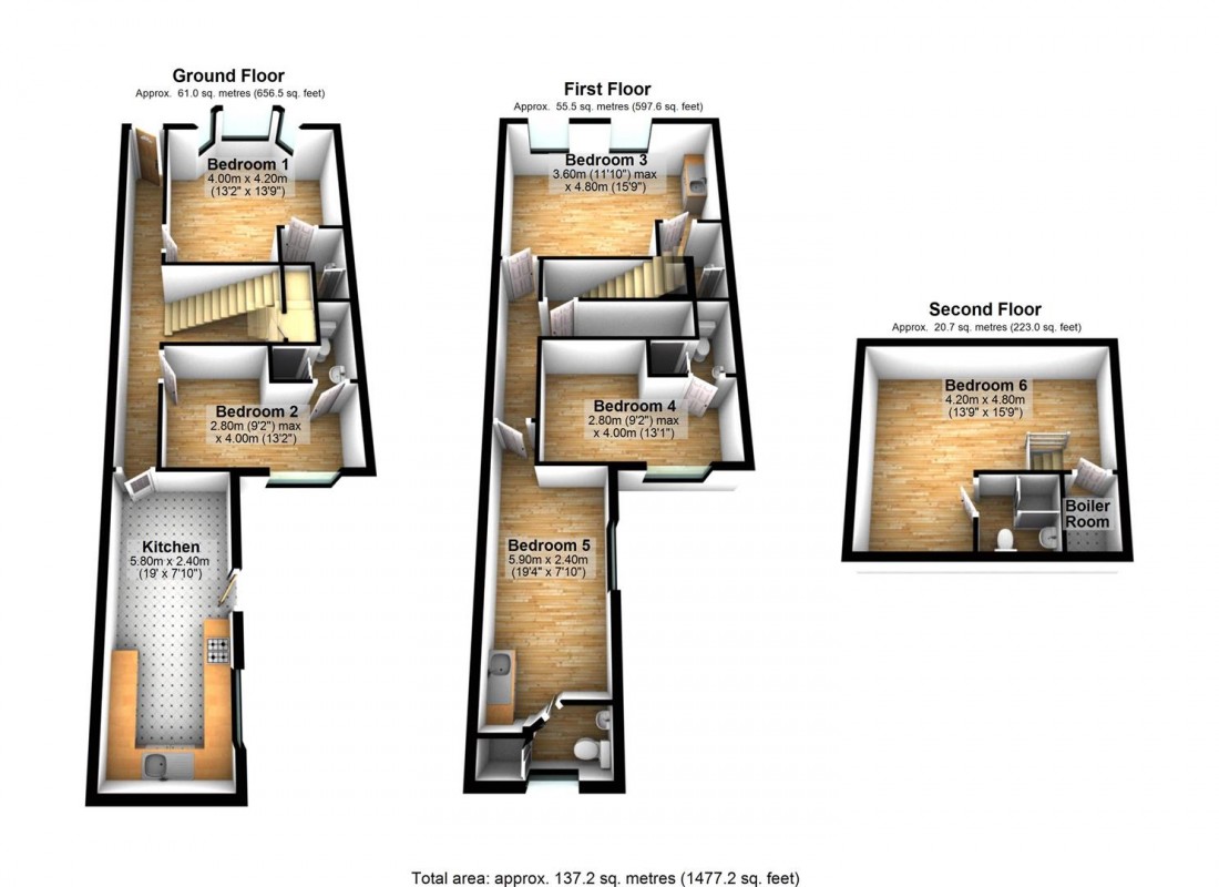 Floorplan for 212 Wells Road, Totterdown, Bristol