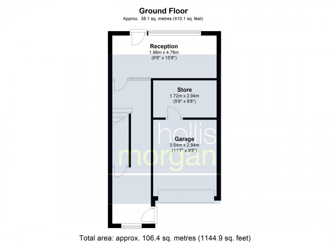 Floorplan for Rock Close, Brislington, Bristol