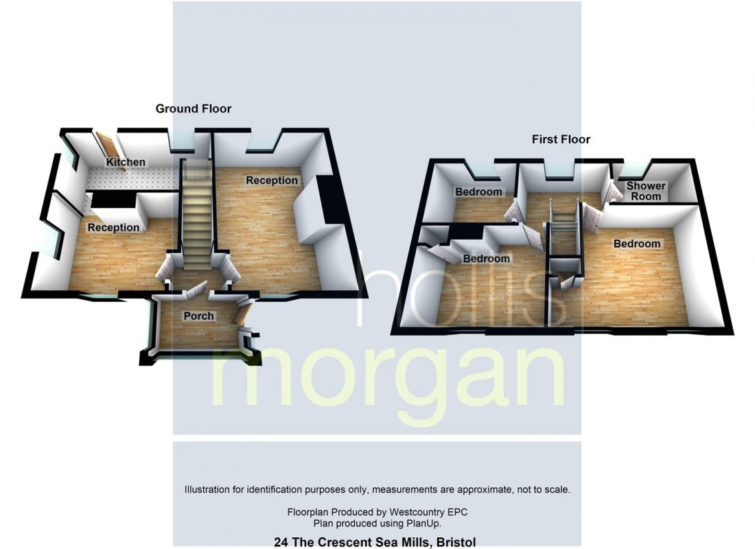 Floorplan for The Crescent, Sea Mills, Bristol