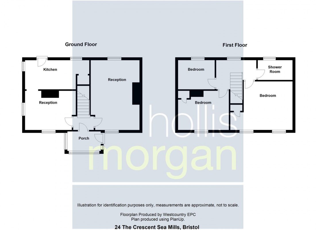 Floorplan for The Crescent, Sea Mills, Bristol