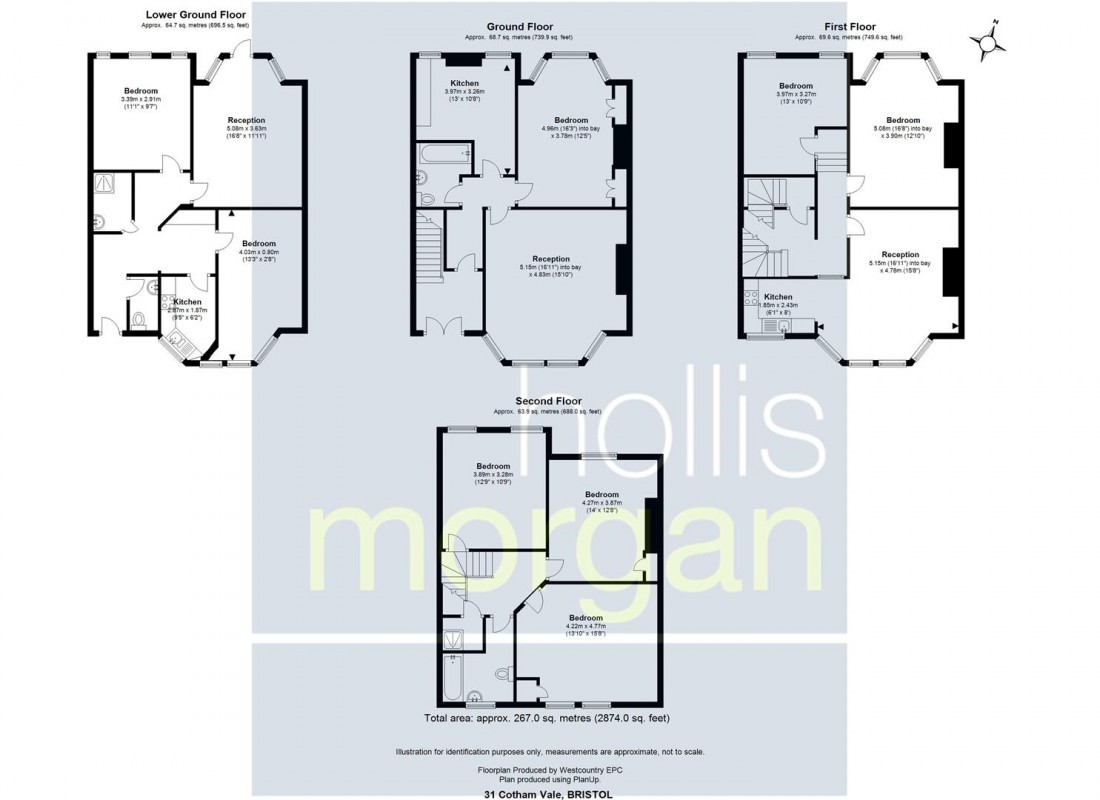 Floorplan for COTHAM VALE