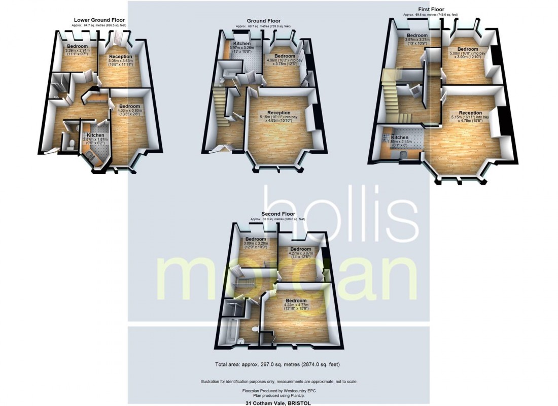 Floorplan for COTHAM VALE