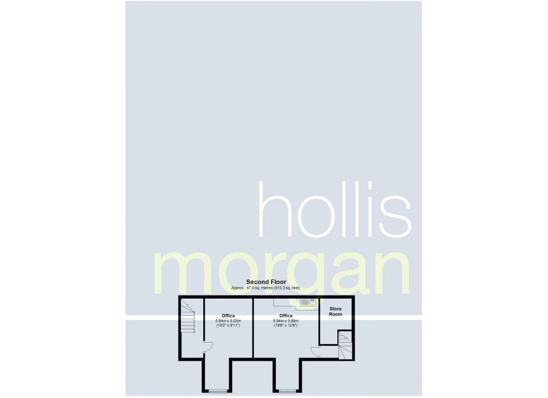 Floorplan for 4492 Sq Ft / £49k pa, High Street, Street