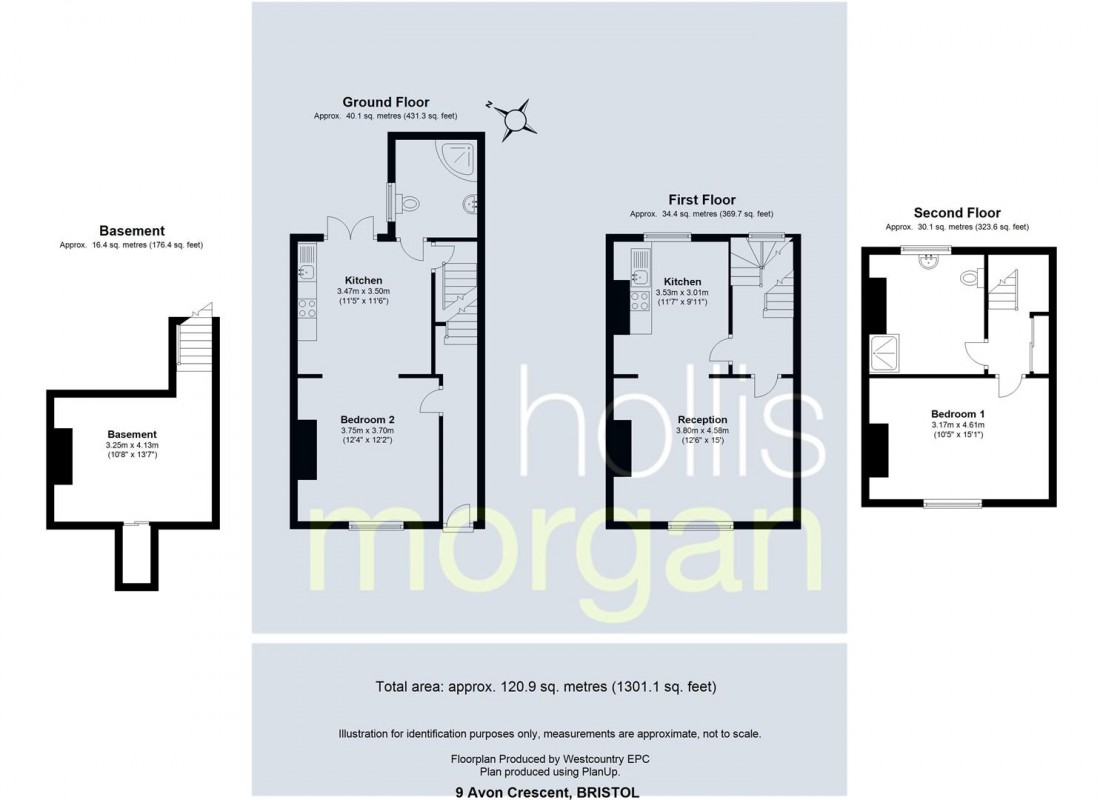 Floorplan for Avon Crescent, Spike Island