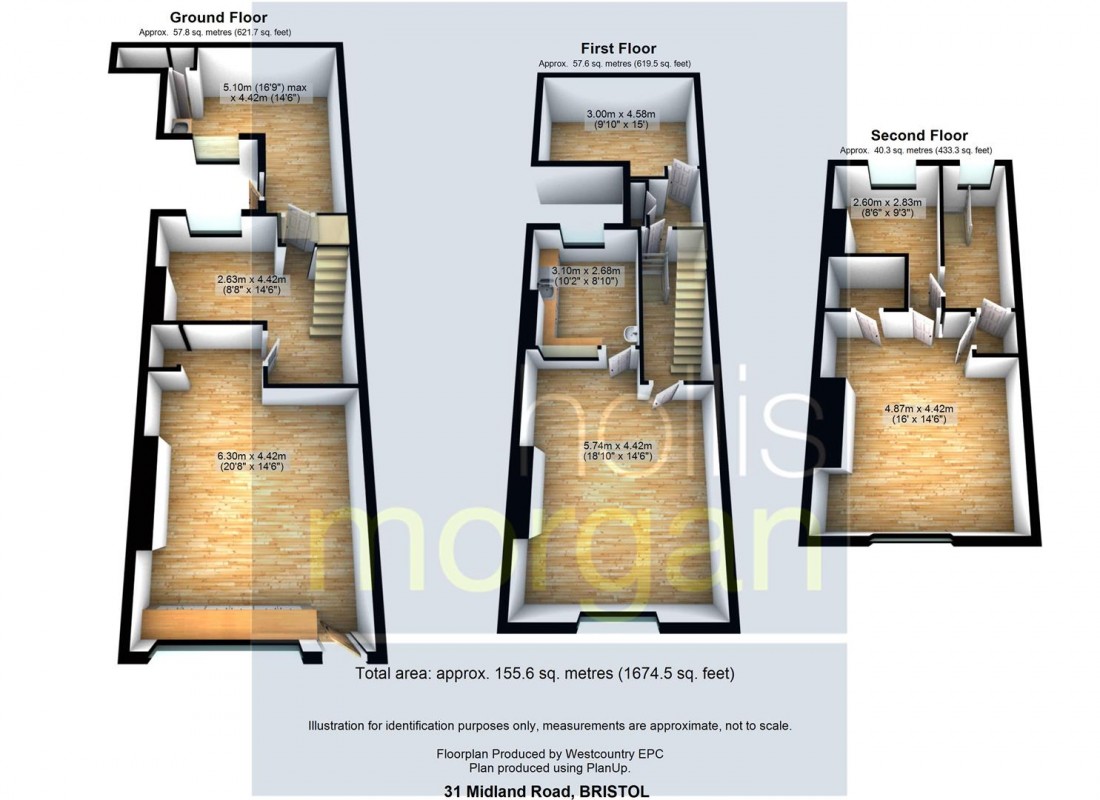 Floorplan for 31 Midland Road, St Phillips