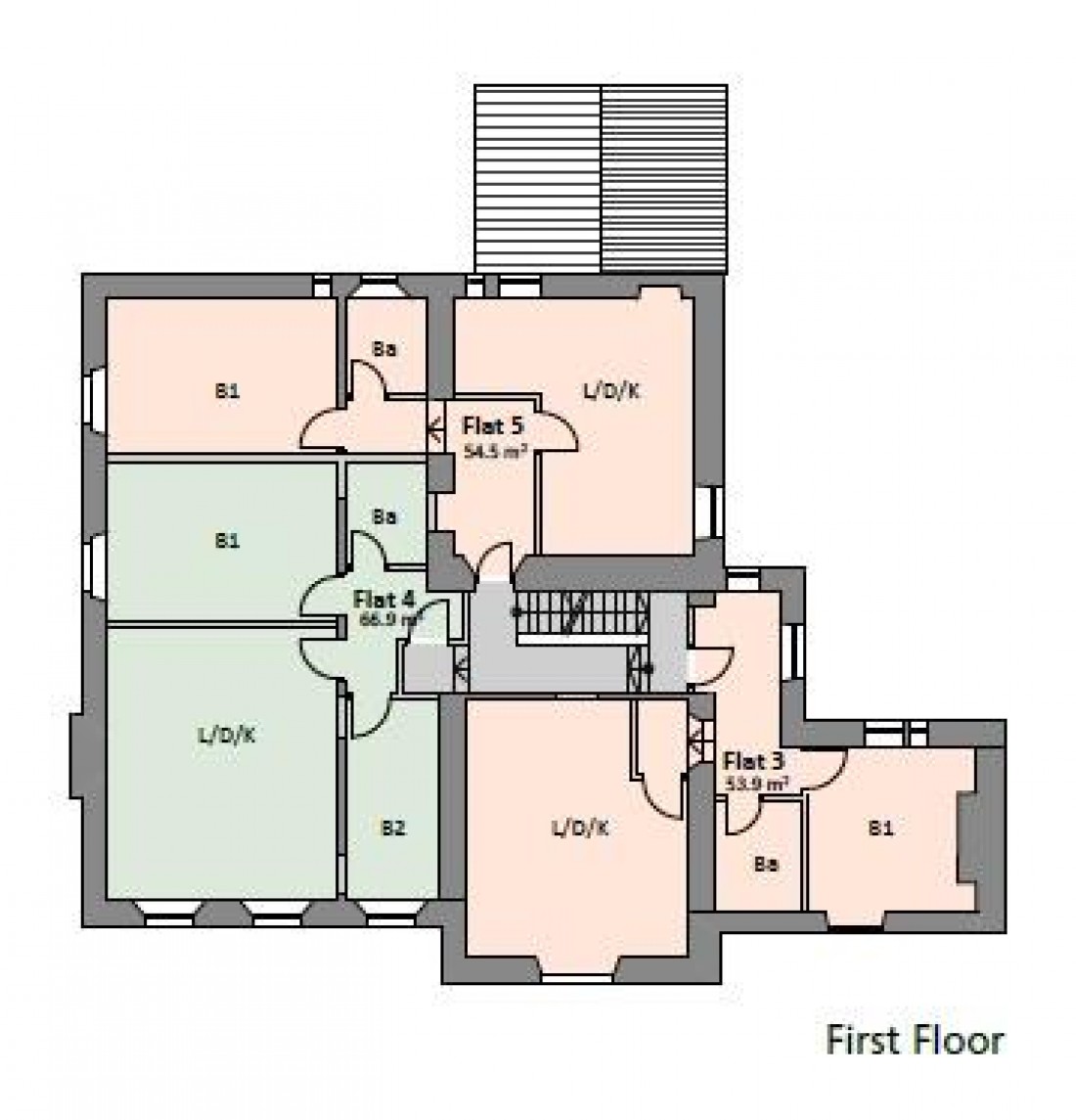 Floorplan for CONYGRE HOUSE - PLANNING GRANTED - FLAT CONVERSION