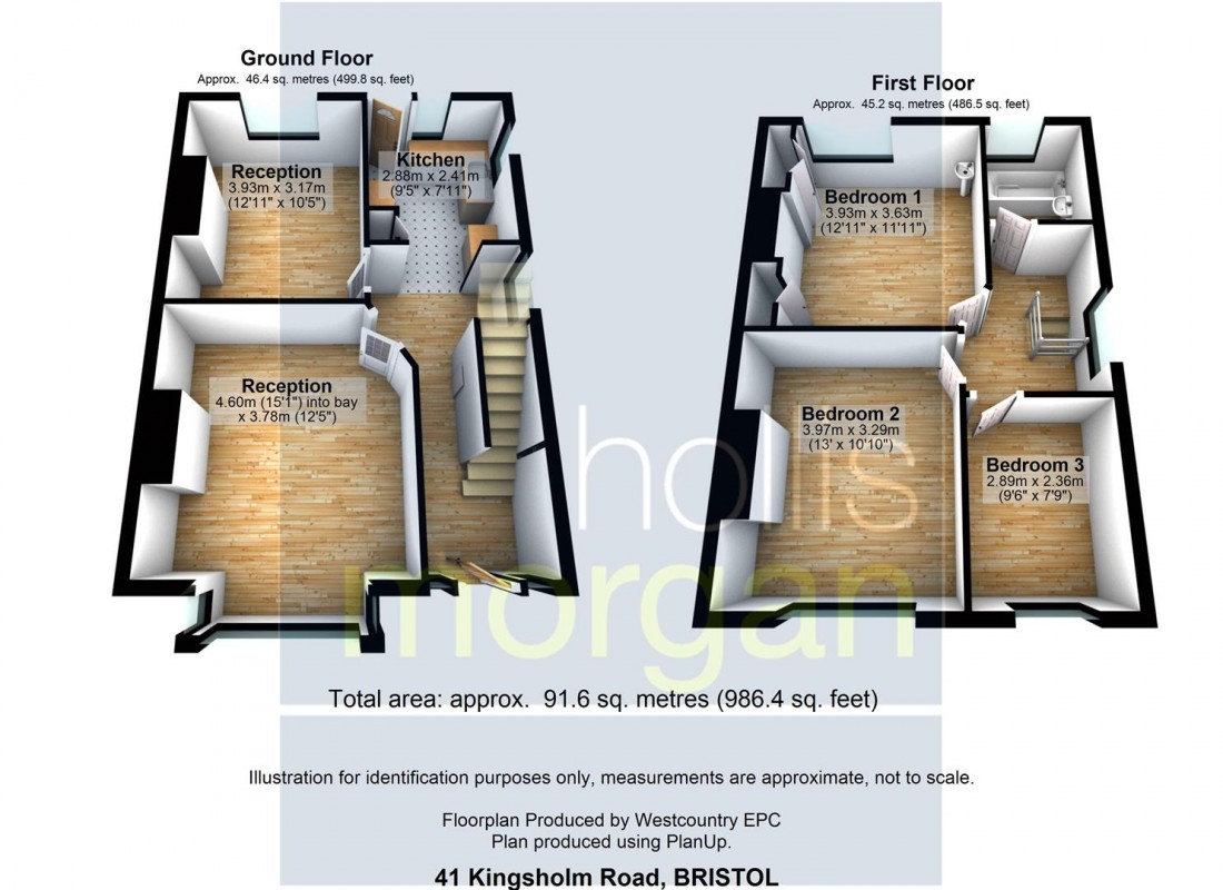 Floorplan for 41 Kingsholm Road, Southmead