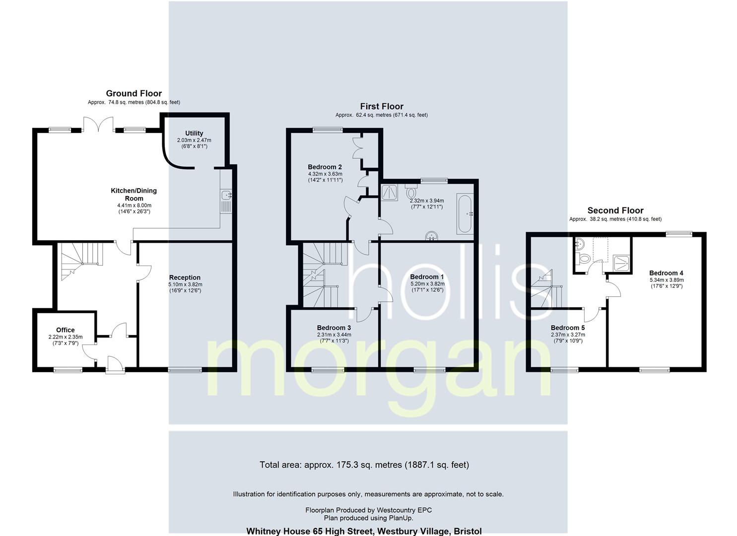 Floorplans For 65 High Street, Westbury Village