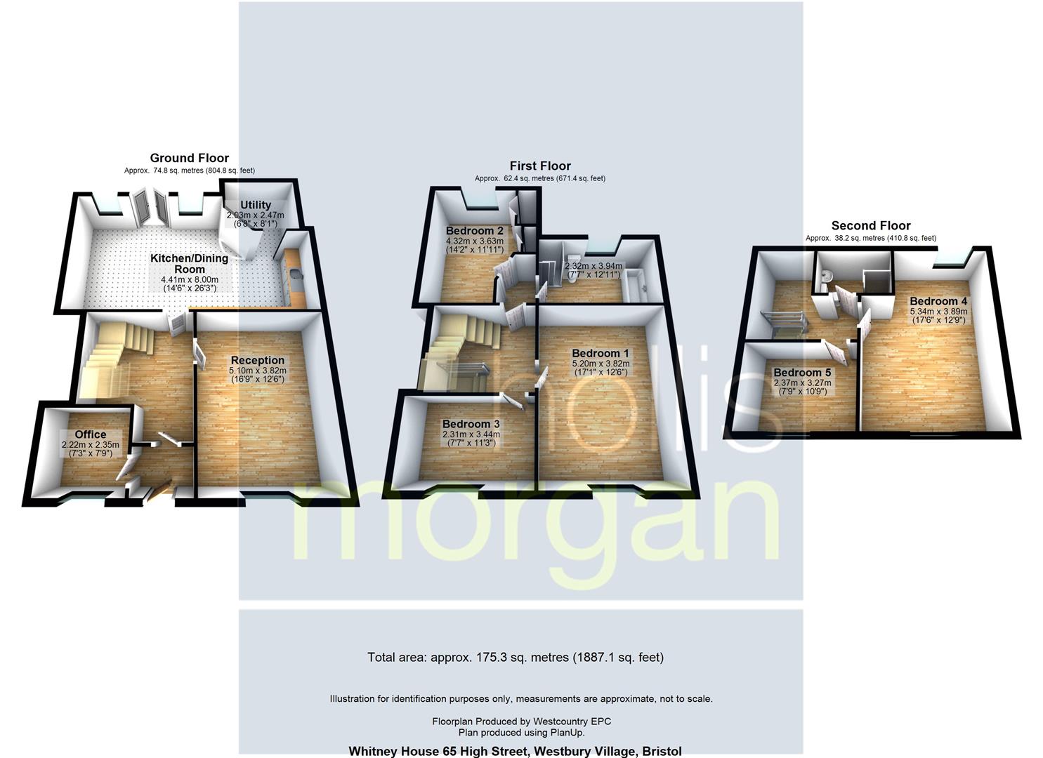 Floorplans For 65 High Street, Westbury Village