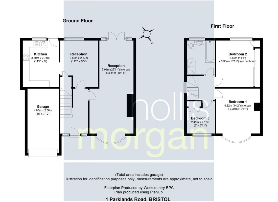 Floorplan for Parklands Road, Bower Ashton