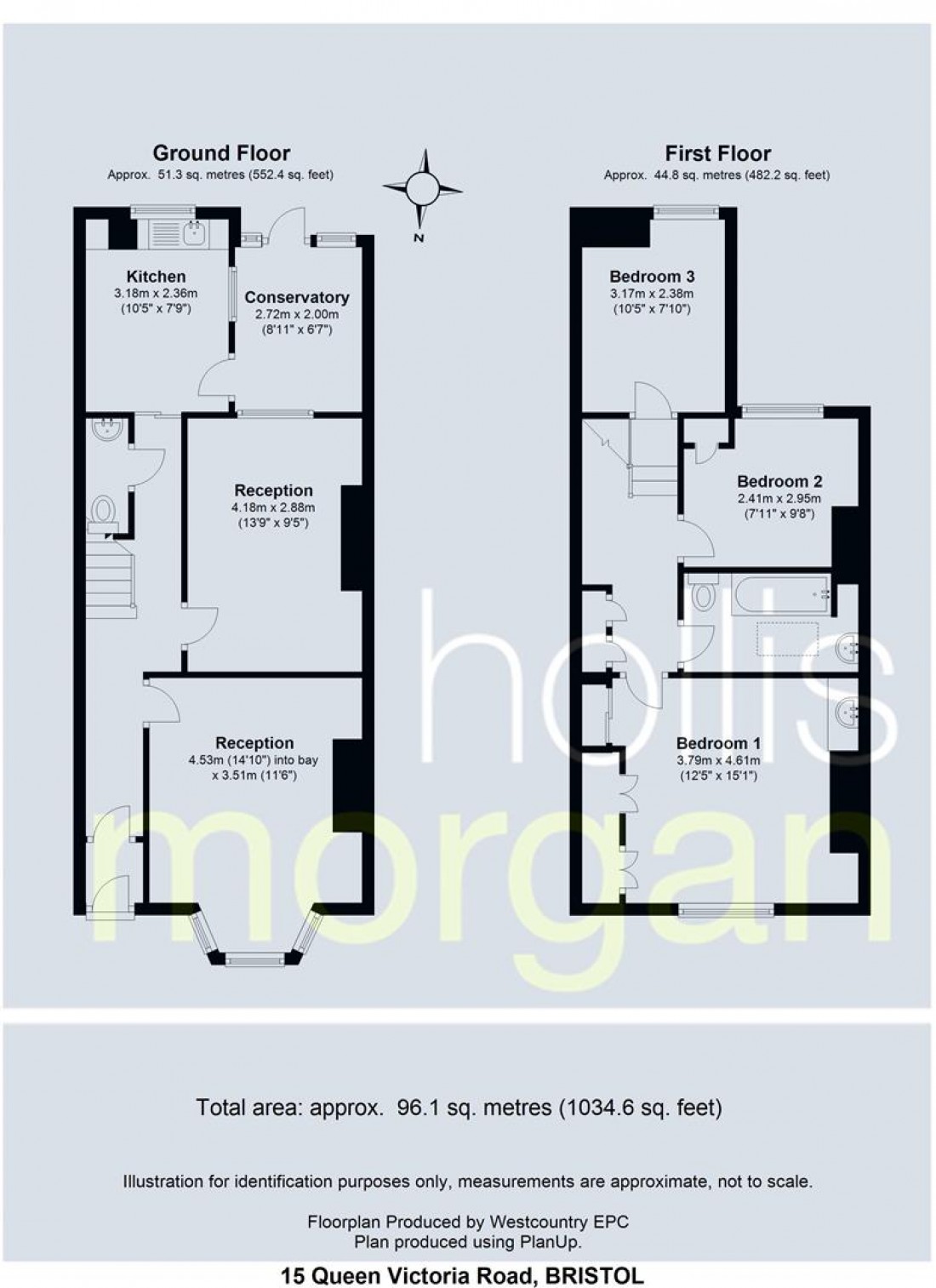 Floorplan for Queen Victoria Road, Westbury Park