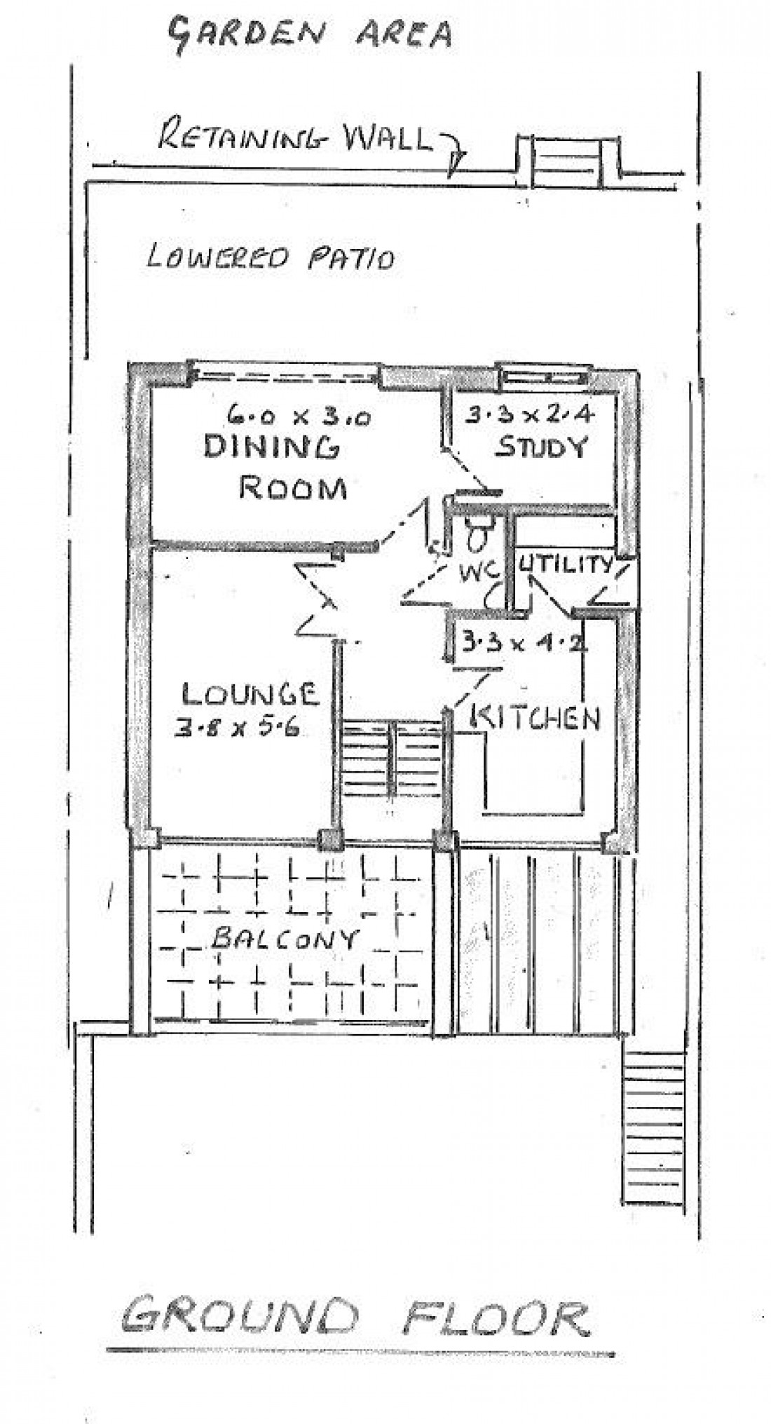 Floorplan for DETACHED BUNGALOW FOR DEVELOPMENT - HILLSIDE ROAD