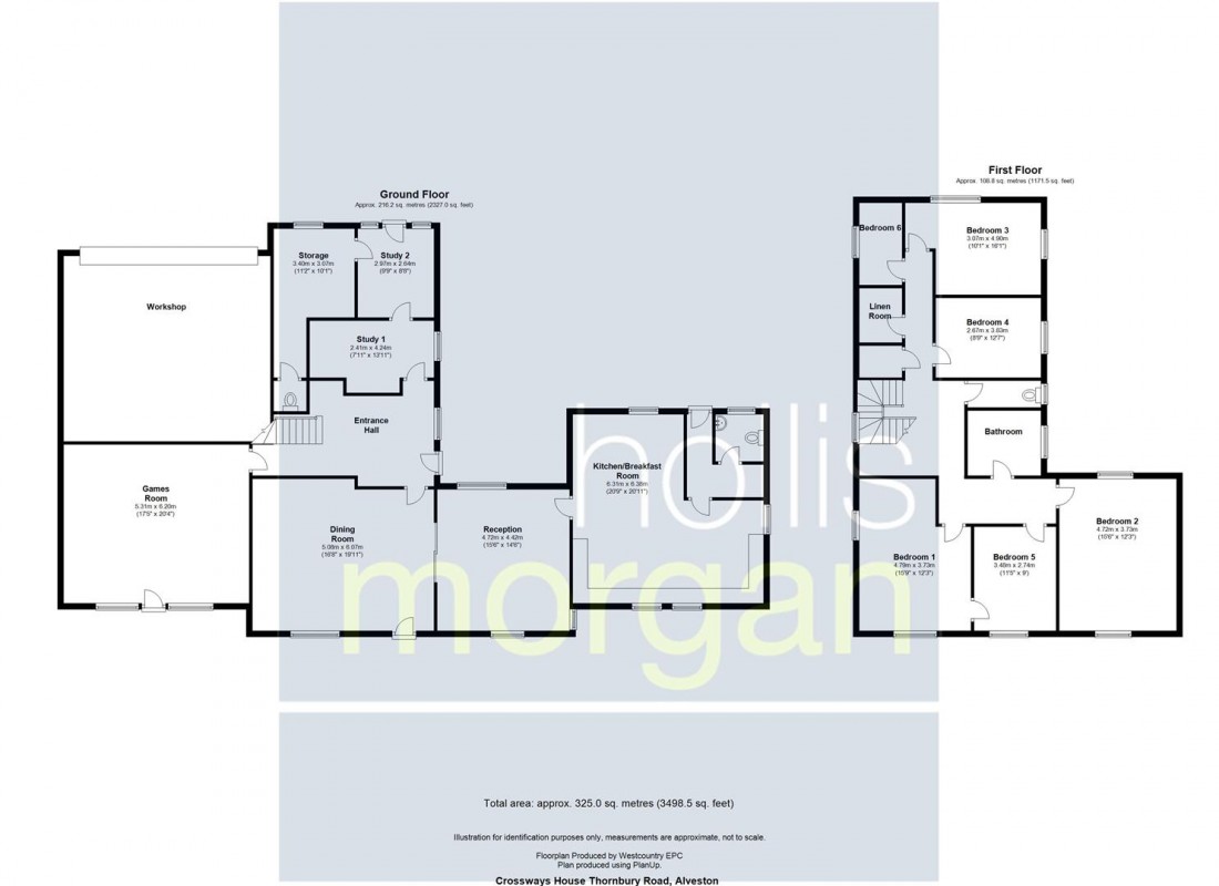 Floorplan for DETACHED PERIOD PROPERTY - ALVESTON