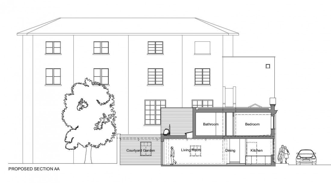 Floorplan for PLANNING GRANTED - CLIFTON COACH HOUSE