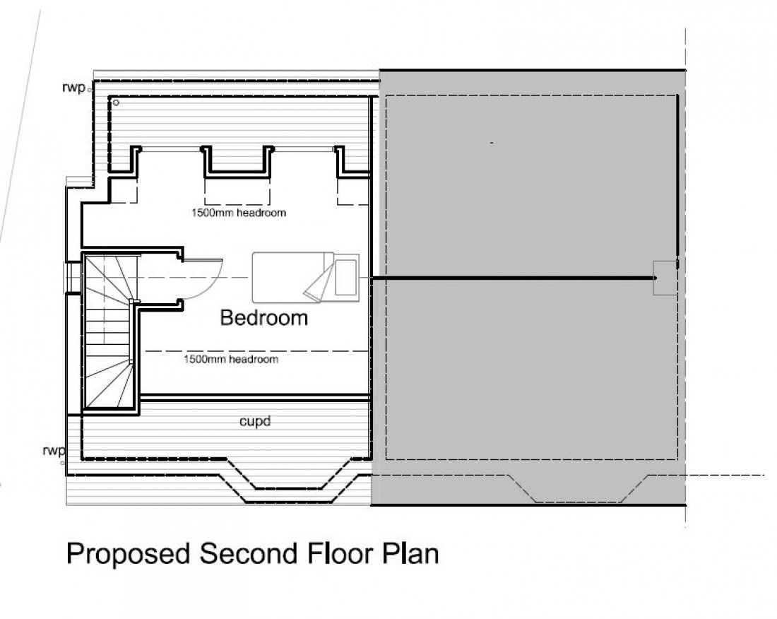Floorplan for PLOT + HOUSE - PLANNING GRANTED
