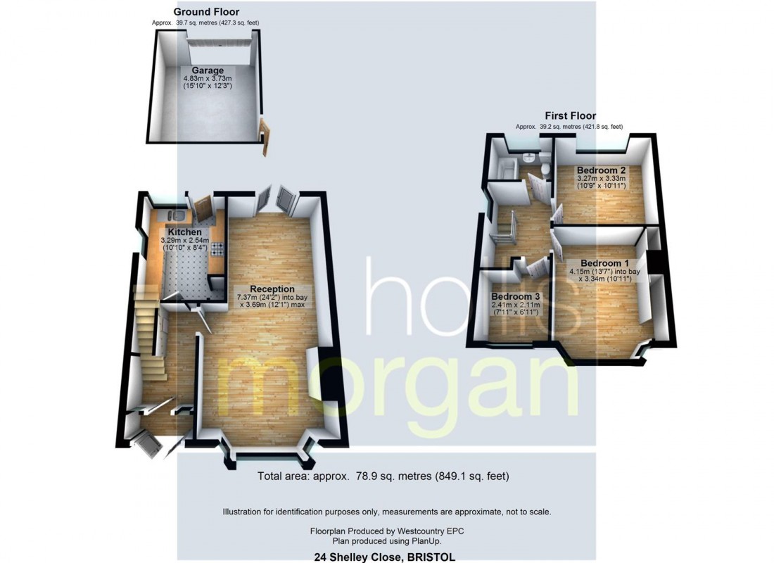 Floorplan for PLOT + HOUSE - PLANNING GRANTED