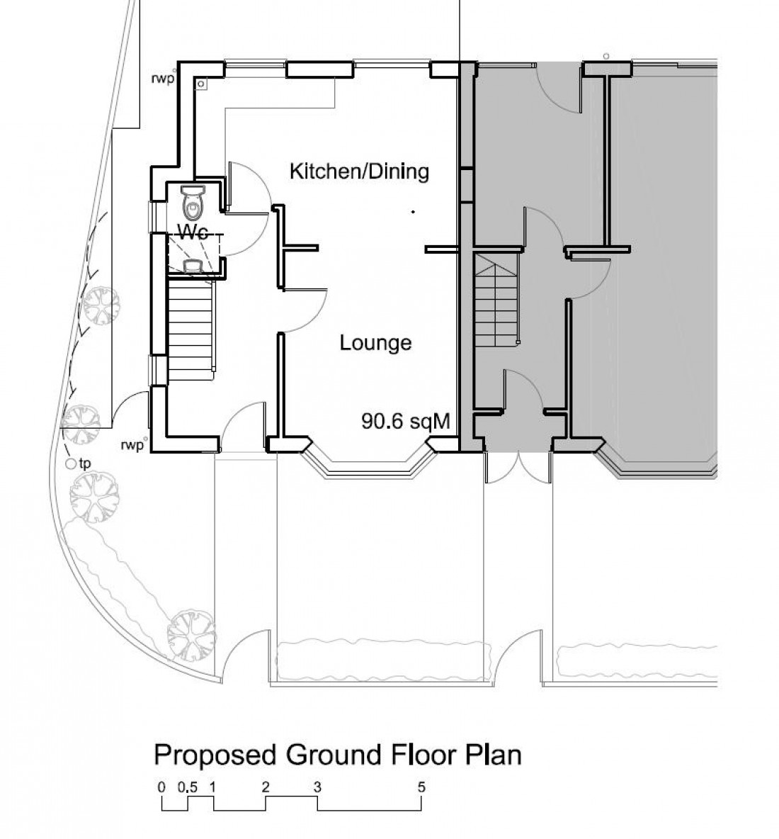 Floorplan for PLOT + HOUSE - PLANNING GRANTED