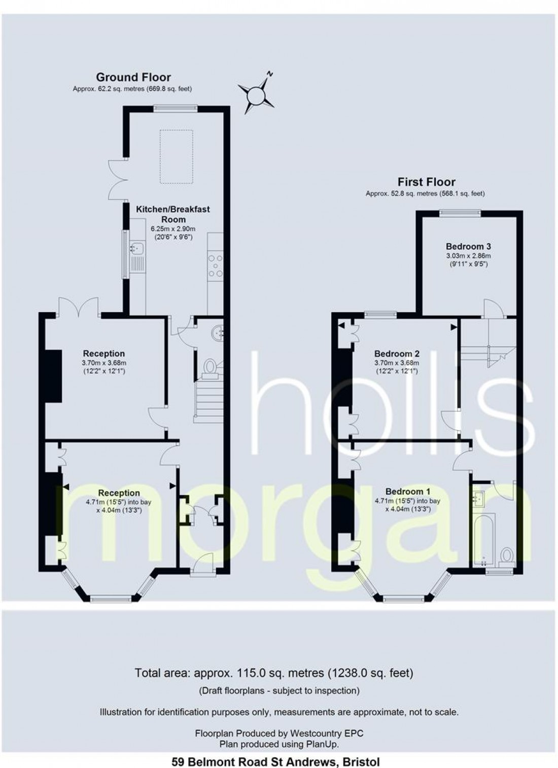 Floorplan for Belmont Road, St. Andrews