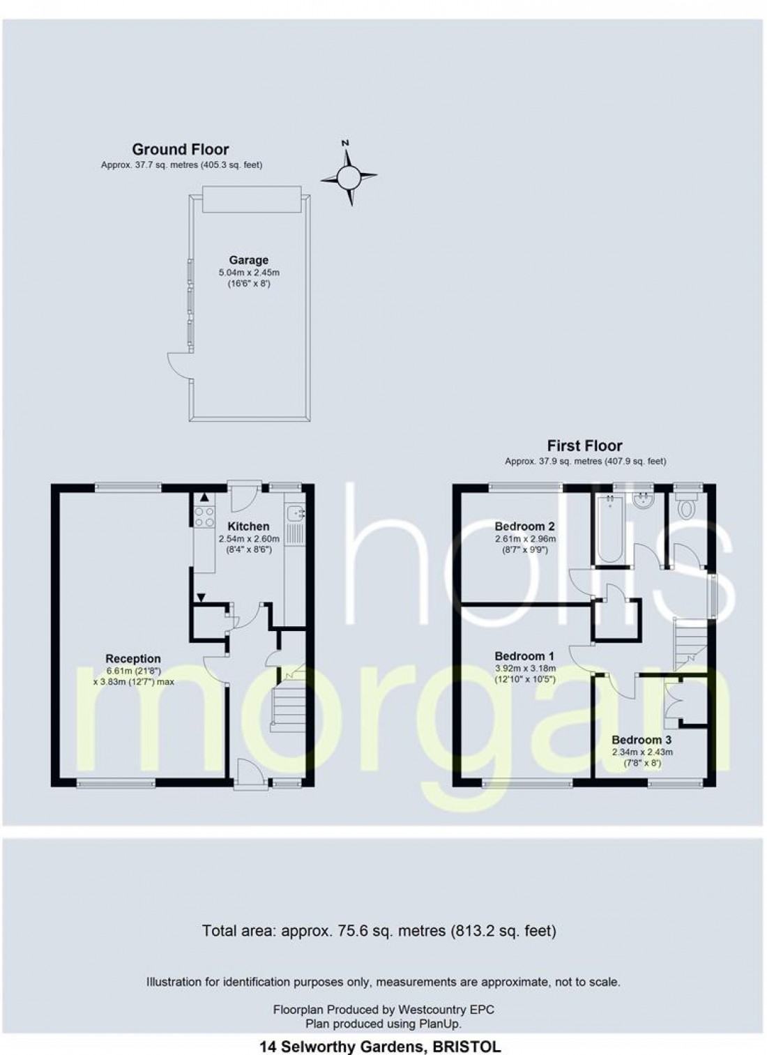 Floorplan for HOUSE FOR BASIC UPDATING - SELWORTHY GARDENS