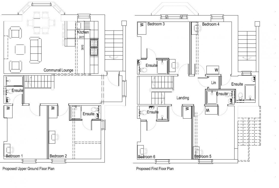 Floorplan for PLANNING GRANTED 6 BED HMO