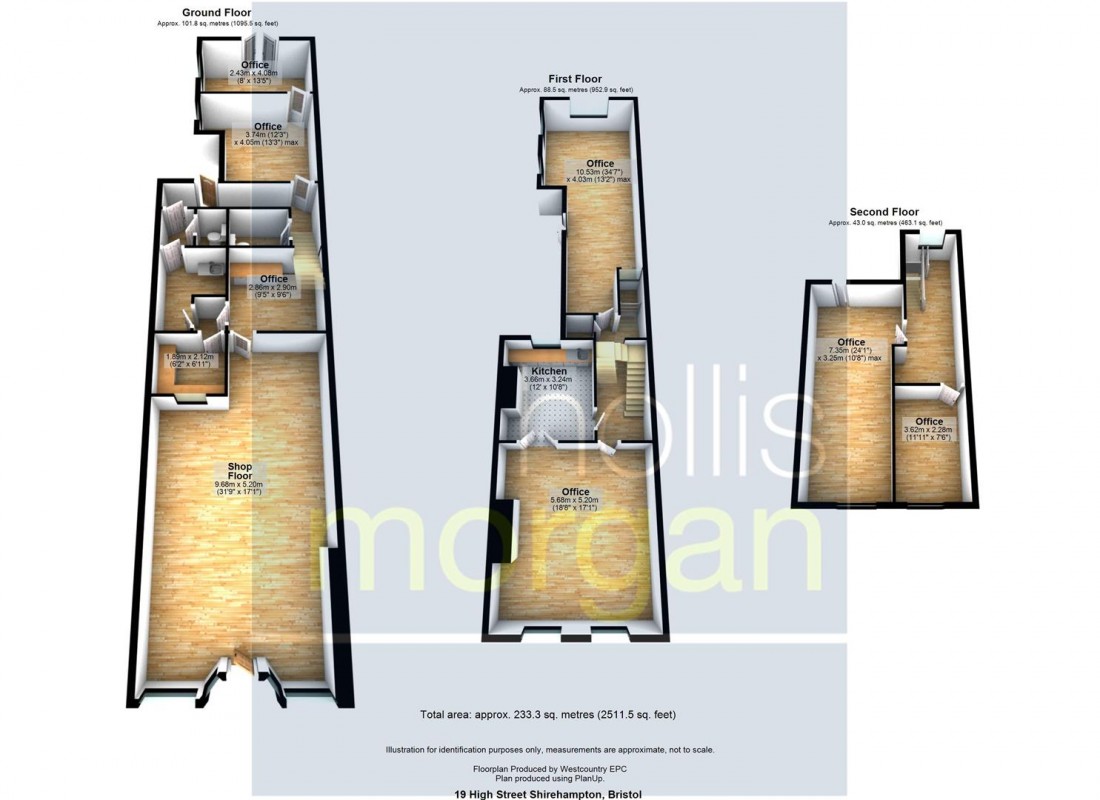 Floorplan for FREEHOLD COMMERCIAL PREMISES ( 2511 Sq Ft )