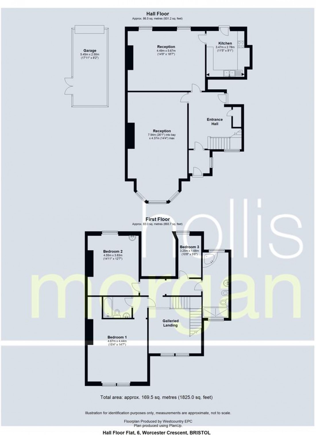 Floorplan for PRIME MAISONETTE WITH GARDEN & OSP