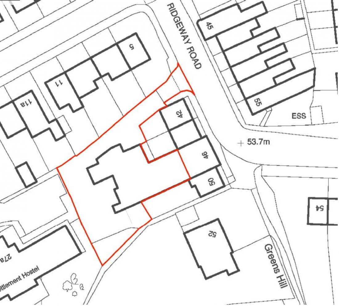 Floorplan for SITE PLANNING GRANTED - COACH HOUSE / FLATS GDV £490K