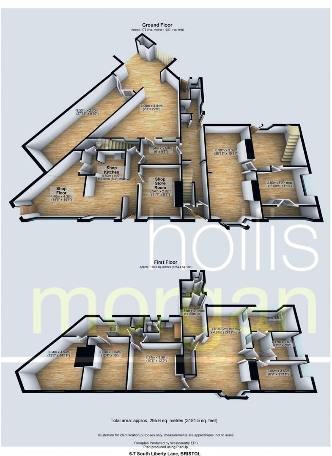 Floorplan for 6 - 7 South Liberty Lane, Bedminster, Bristol