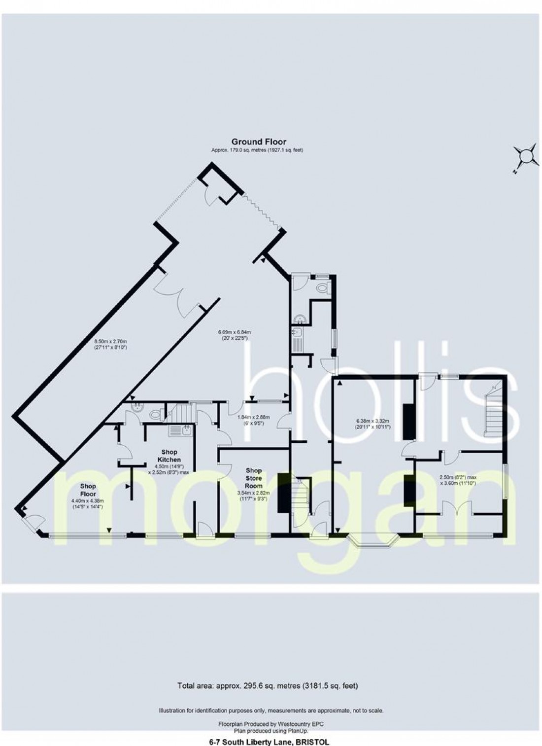 Floorplan for 6 - 7 South Liberty Lane, Bedminster, Bristol