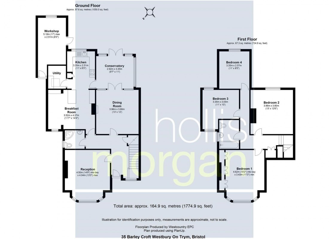 Floorplan for Barley Croft, Westbury-On-Trym