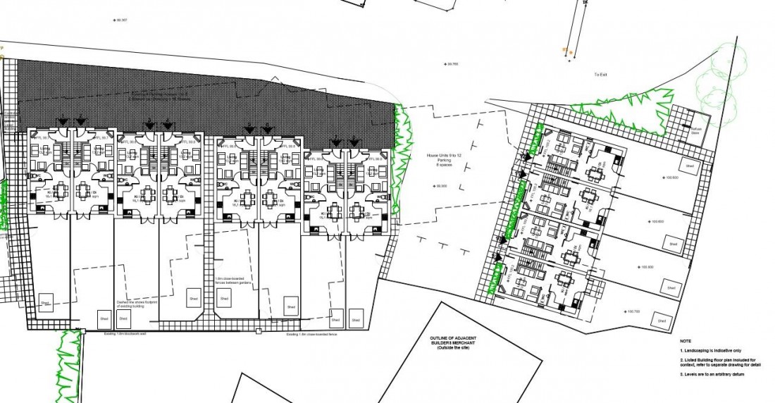 Floorplan for PP GRANTED FOR 12 HOUSES - G.D.V £3 M