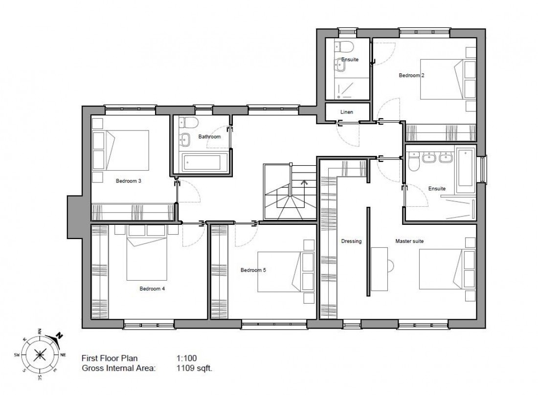 Floorplan for Site @ 76 Grove Road, Coombe Dingle