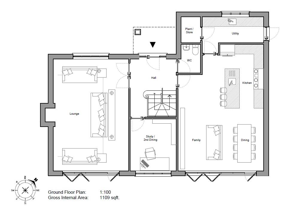 Floorplans For Site @ 76 Grove Road, Coombe Dingle
