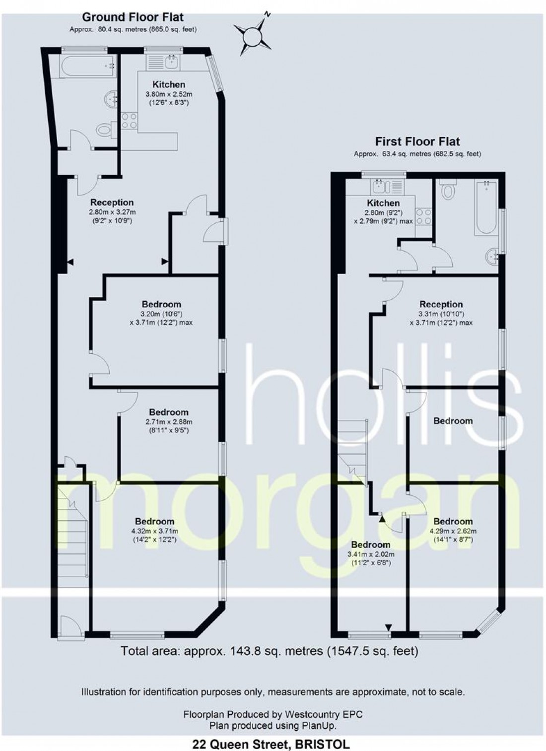 Floorplan for Queen Street, Eastville, Bristol