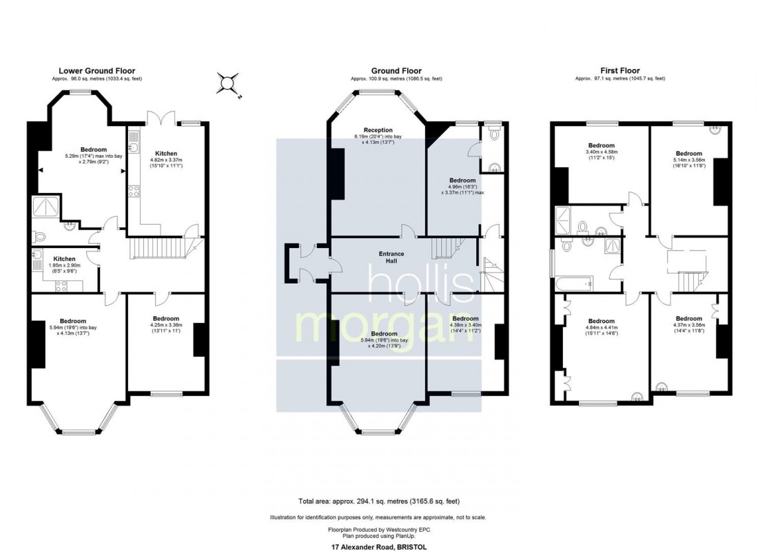 Floorplan for Alexandra Road, Clifton