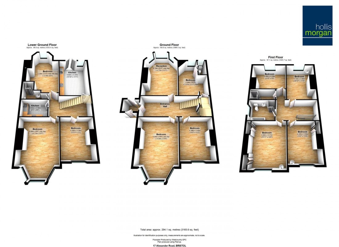 Floorplan for Alexandra Road, Clifton