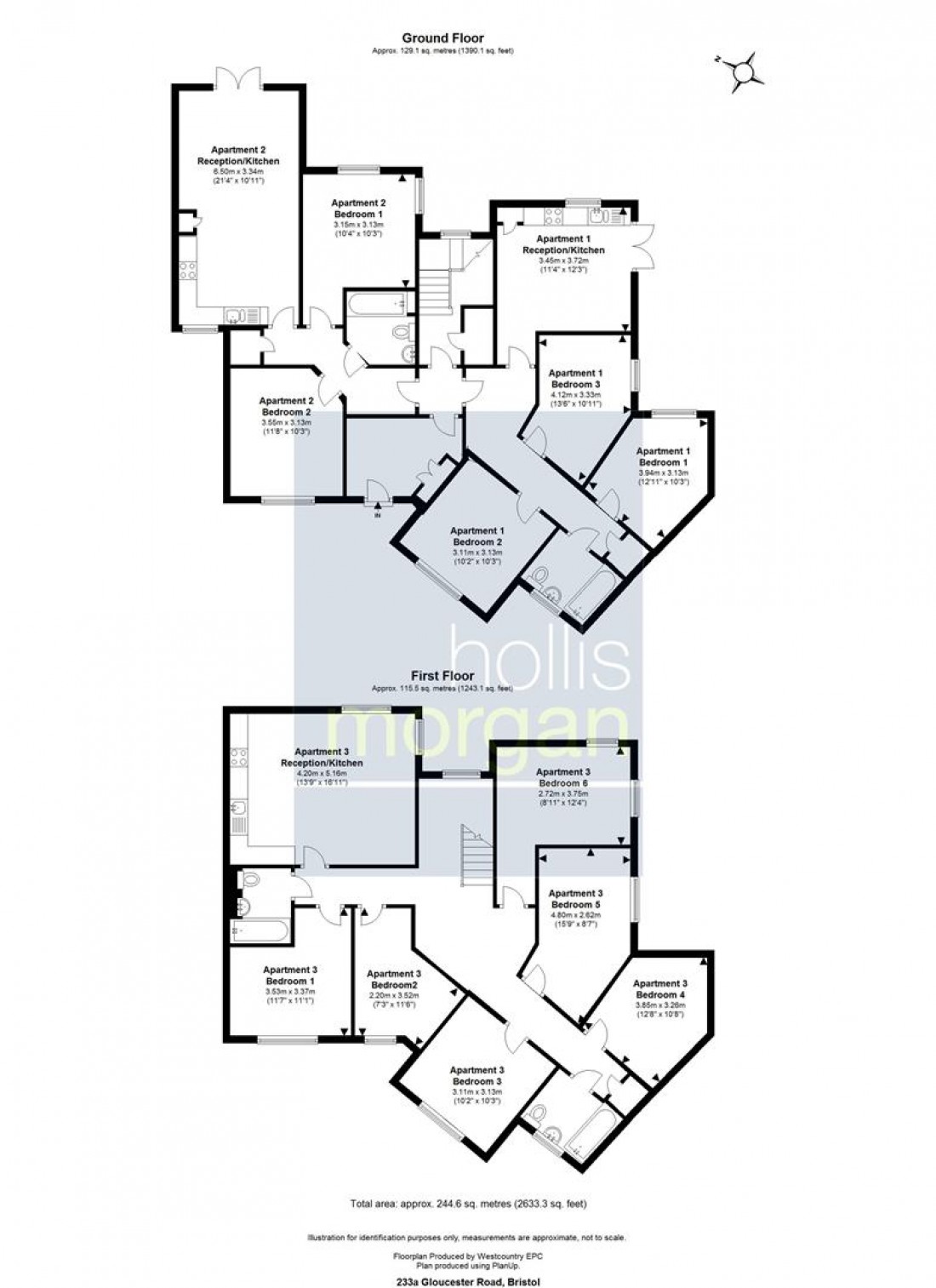 Floorplan for Gloucester Road, Bishopston