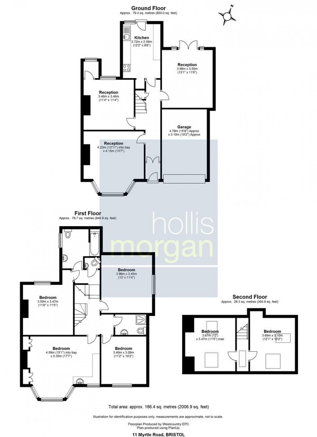 Floorplan for Myrtle Road, Kingsdown