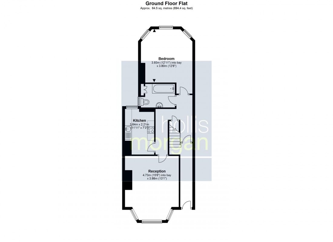 Floorplan for Hampton Road, Redland, Bristol