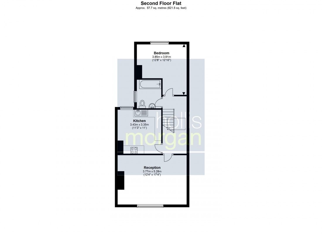 Floorplan for Hampton Road, Redland, Bristol