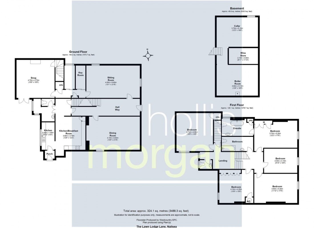 Floorplan for GEORGIAN HOME FOR MODERNISATION - NAILSEA