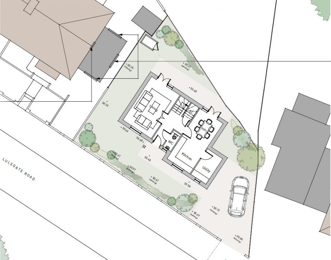 Floorplan for PLANNING GRANTED - 3 BED DETACHED HOUSE